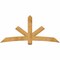 Ekena Millwork Alberta Rough Sawn Timber Gable Bracket, Western Red Cedar, 84"W x 38"H x 4"D x 6"F, 11/12 Pitch GBW084X38X0406ALB00RWR - alternate 1